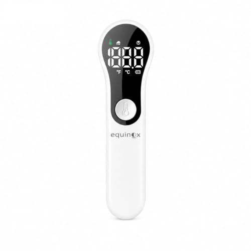 Equinox EQ-IR-09 Non-Contact 2-in-1 Infrared Thermometer for Forehead & Object with Fever Alert & LCD Display 18 MONTHS WARRANTY