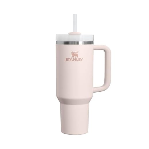STANLEY Quencher H2.0 FlowState Tumbler 1.2L - Termo Conserva el Frío 11 Horas - Helada Durante 48 Horas - Botella Agua Acero Inoxidable - Taza Termica - Vaso Termico Sin BPA - Rose Quartz
