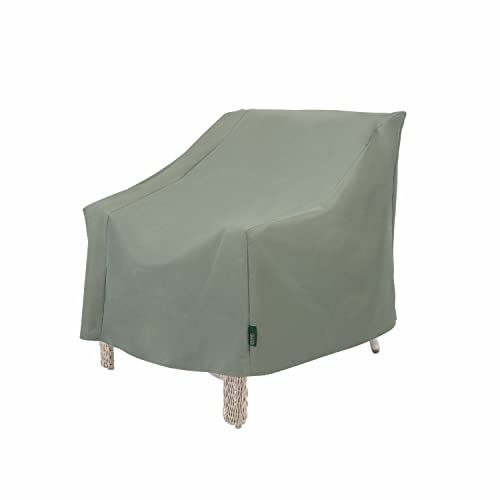 Modern Leisure Basics Patio Chair Cover - Weather-Resistant Fabric - Furniture Protection Perfect for Patio, Deck, and Porch - 33" L x 34" W x 31" H - Sage