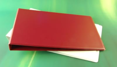 A4 Landscape PVC, 2D Ring Binder (Burgundy Red)