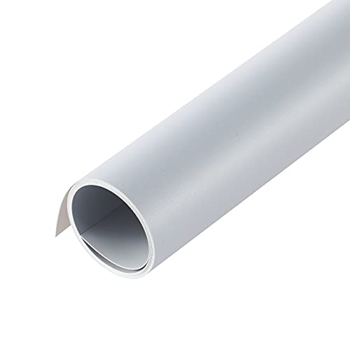 Meking Photography Backdrop Matte Pvc Background 40X80 Inches (100X200Cm) White & Black & Gray & Green Kit #TOP6