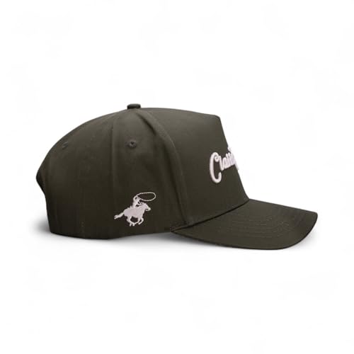 Image of Western Cap - Solid Back Adjustable Snap Back Hat for Men and Women - Ideal for Outdoors and Everyday Wear