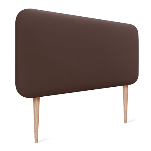 DHOME Cabecero Tapizado Liso Redondeado
