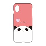 スマ通 Android One (X1) 対応 ケース スマホケース ハードケース コンパクト 傷防止 スリム 薄型 ぱんだ おしゃれアンドロイド ワン エックスワン用 (2レッド) hard0002-a0210_sp