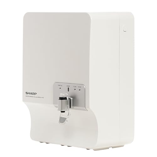 SHARP RO + UV Water Purifier I 7-Stage Purification I CeroSilver Technology I In-Tank UV LED I Suitable for all water sources I WJ-RR065V-WS, White Si
