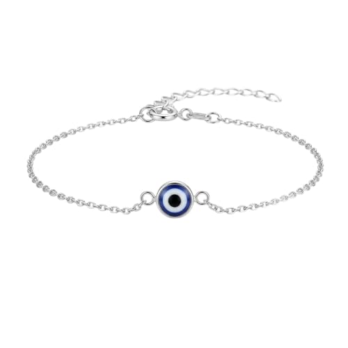 HighSpark 925 Silver Designer Evil Eye Anklet Payal.