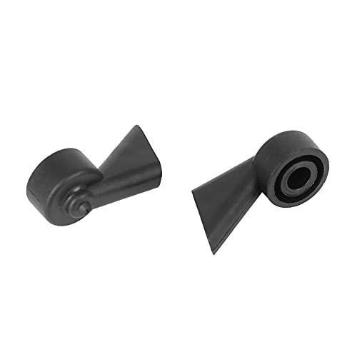 X Autohaux 2Pcs 8E9955985 Rear Windshield Washer Sprayer Nozzle Double Hole Replacement For Audi A1 A3 A4 Q7 #TOP2