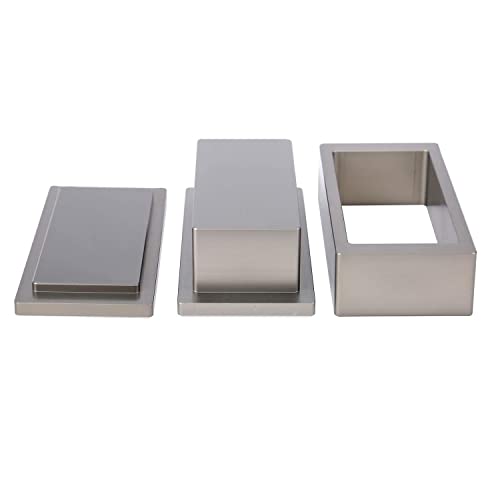 Molde de colofonia 2x4 rectangular en aluminio puro mecanizado 2