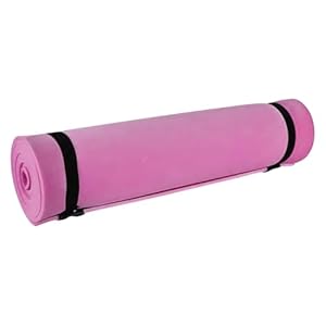 1ABOVE Yoga & Camping Roll Mat – Waterproof Insulated Roll Up Foam Camp Mattress with Elasticated Straps, Lightweight & Durable Ideal for Camping, Fishing, Festival & Exercise (180x50x0.6cm)