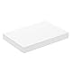 PATIKIL 12x8x0.08 Spanplattenblätter, 10 Stück 80PT Dickes Buchbinderplatte Stabiles Buchbindematerial für Buchumschlag, Weiß