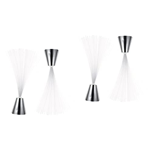 Hemoton 2sets Battery Operated Fiber Optic Lamp Colorful Flicker Calming Lamp Decor No Battery Required 2pcs*2