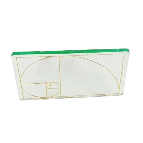 View Finder - Herramienta de corrección de sección de precisión | Práctica vista de composición de Fibonaccis | Visor de proporción áurea ideal para artistas, fotógrafos y mejorar la composición