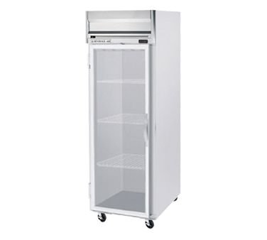 Beverage Air Hfp1-1g Horizon Series One Section Glass Door Reach-In Freezer 24 Cu.Ft. Capacity Stainless Steel Front And Sides Aluminum | Fridge.com