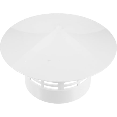OSALADI Cappuccio Antipioggia per Stufa in PVC Resistente Copertura Antipioggia per Sfiato del Tetto Protezione Antivento e Antinsetto Accessorio per Ventilazione Esterna Facile da