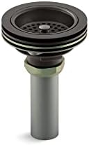 KOHLER 8801-2Bz Duostrainer Sink Drain And Strainer With Tailpiece, Oil Rubbed Bronze