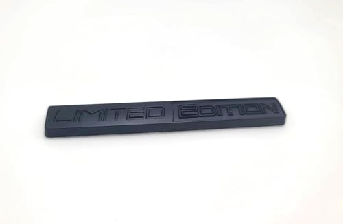 Image of 1pcs 3D Metal Limited Edition Emblem Car Logo Trunk Lid Badge Sport Turbo Decal Replacement for Universal Vehicle, Car, SUV, Truck (Black)