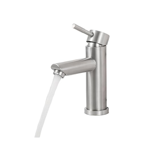 Grifo de lavabo de baño en cascada que evita salpicaduras molestas 7