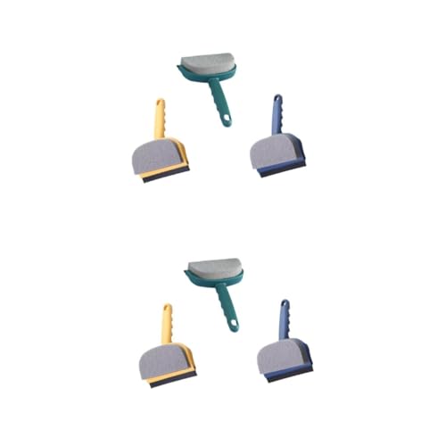 Healeved 2 Set Spazzola Per La Pulizia Asciugatura Di Spugna Finestra Attrezzo Scopa Car Puride Cleaning Brush Specchietto Spatola Domestica Tergivetro Gomma Da Cancellare 3 Pezzi * 2