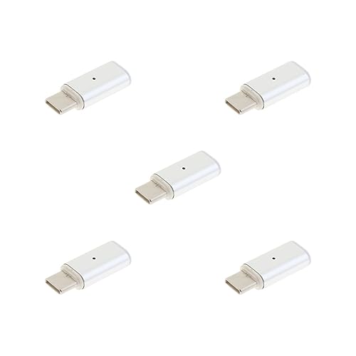 Adaptateur magnétique Type C mâle femelle | Lot de 5 connecteurs pour câble
