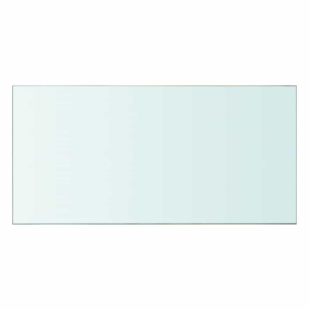 Ripiani in vetro temperato trasparente 2 pezzi pannello 60 x 30 cm per parete moderna espositore bancone resistente carico 15 kg facile pulizia durevole vetri
