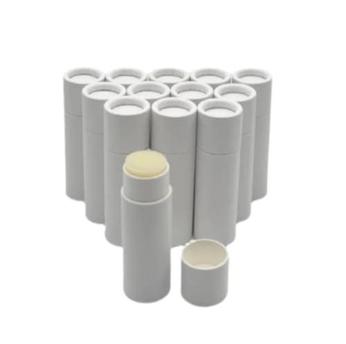 GreenWay 0.15oz / 4.25g Kraft Paperboard Lip Balm Tubes with