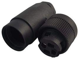 Binder Circular Connector, 693 Series, Receptacle, 4, Socket, Screw, Cable Mount Rohs Compliant: Yes - 99-4222-14-04