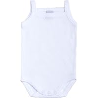 BABIDU Unisex Baby Baby-Body-1101 Taufbekleidung, Weiß (Blanco 1), 18–24 Monate