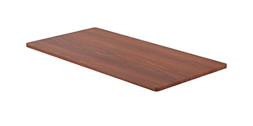 - AGIL - hochwertige Walnussfarbene Tischplatte für ergonomische höhenverstellbare Schreibtische - 140 x 70 x 2,5 cm - passend für elektrisch stufenlos höhenverstellbare Schreibtische der Marke AGIL