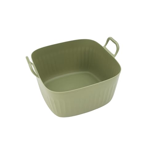 Vego FlexTrug Flexible Plastic Tub for Indoor Outdoor Gardening Multipurpose Garden Tubs - 4 Gallon Tub Sage Green
