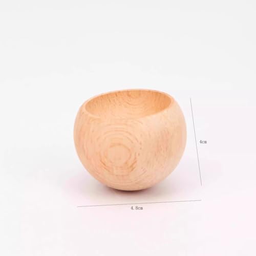 6 piezas difusores de aceite de madera en forma de huevo miniatura 2