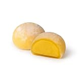Takori Mochi Cream Mango 25 x 32 g, weicher Reiskuchen mit fruchtiger Mango-Füllung, vegetarisch, japanische Süssigkeiten als Dessert und Snack