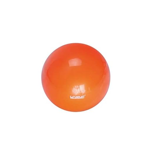 LiveUp Overball, 25Cm Circunferencia, Cor Laranja, Sports, LS3225