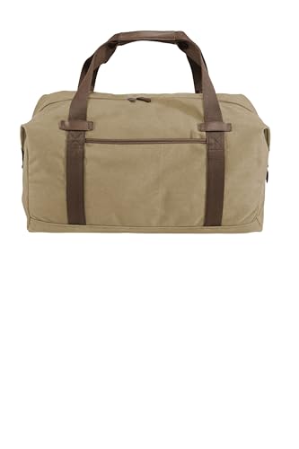 Port Authority Cotton Canvas Expandable Duffel Bag