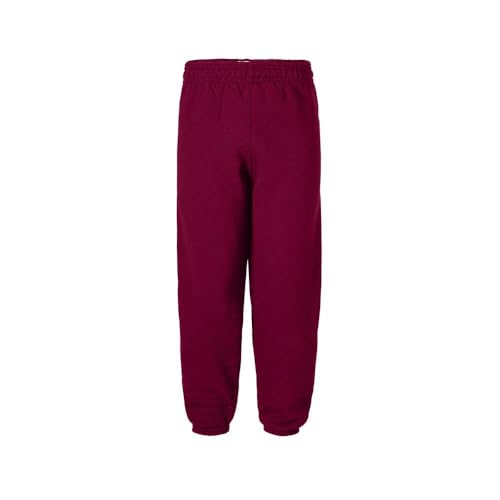 Soffe Boys 2-7 Heavyweight Sweat Pant, Maroon, Large