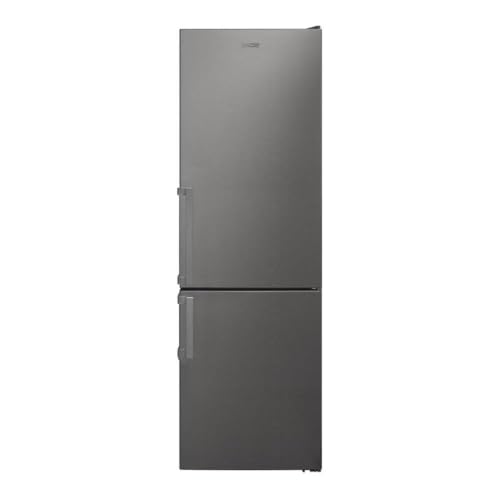 Image of Pemberly Row 12 cu. ft No Frost Bottom Freezer Refrigerator, Garage Ready, LED Lighting, Energy Efficient Design, Adjustable Glass Shelves, Dual Temperature Control, Compact Modern Style, White Finish