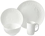 Passe au micro-ondes Wedgwood 40030418 Set de table en porcelaine avec motif fraises sauvages Blanc