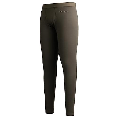TUO Kinetic Merino 250 Base Layer Bottom – Warm, Moisture-Wicking, and Odor-Resistant Merino Wool Performance Pants for Men