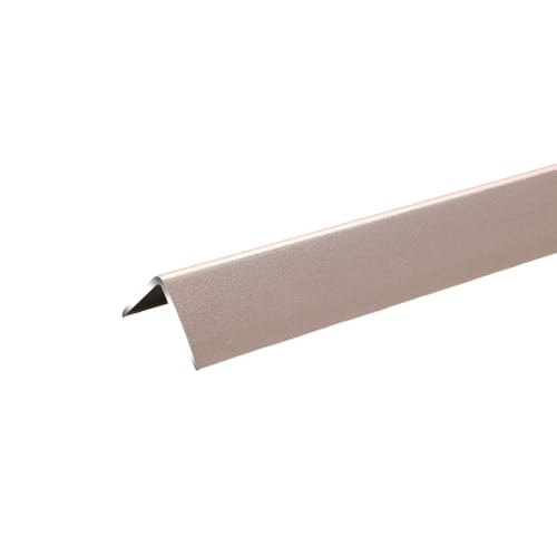 Perfil De Transición para Suelo Moldura L Tira Transición Piso, Aluminio Protector Esquinas, Impermeable Protectores Esquinas Pared/Marco Puerta(Rose Gold,1cm*1cm)