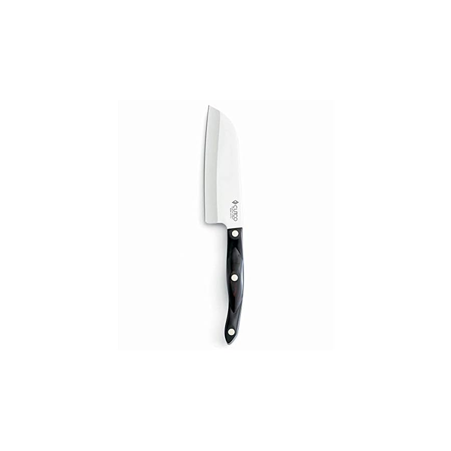 CUTCO-Model-2166-Petite-Santoku-Knife-56-High-Carbon-Stainless-Straight-Edge-blade51-Classic-Brown-handle-sometimes-called-black-in-factory-sealed-plastic-bag Cutco Model 2166 Petite Santoku Knife 5.6" High Carbon Stainless Straight Edge Blade 5.1" Classic Brown Handle (sometimes Called "black") In Factory-sealed Plastic Bag.