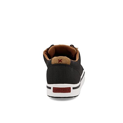 Twisted X Men's Work Kicks, Round Toe, Black, 11 M3
