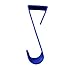 Dependable Industries inc. Essentials Over-The-Door Hanger Hook Set – 4-Pack of 3.5 in., Plastic Over-The-Door Hangers & Over-The-Door Hooks Over-Door Hooks Hanging Clothes & Towels (Navy Blue)