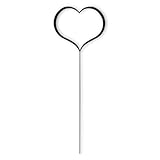 Gruber - großer Gartenstecker für Gartendeko und Balkon Deko | 730 x 255 mm Bodenstecker für Innen- und Außenbereich | Grabschmuck wetterfest, ideal als Gartendeko für draußen, Schwarz