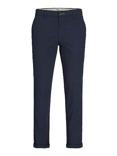 Jack & Jones Jjimarco Jjbowie Sa Navy Blazer Noos Pantalones, Hombre, Armada, 28W / 32L