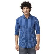 Image of Spykar Men's Regular Fit N /A Full Sleeve Striped Casual Shirts