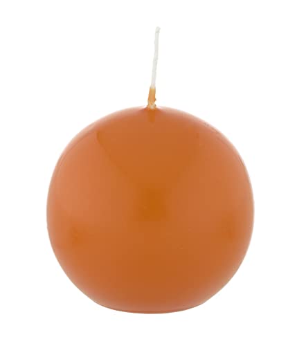 Bougie boule Carotte 6 cm, 16 bougies, Bougie ronde