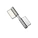 Stainless Steel Flag Shaped Detachable Hinge for Industrial Motors Ships Automobiles Medical Equipment Hinges 1Pcs(304 SS-Right)