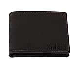 Custom Wallets For Men, Personalized Gifts For Men, Personalized Wallet For Men, Customized Engraved Full Grain Leather with RFID Blocking, Custom Gifts, Customized Wallets For Fathers Day, Boyfriend (Dark Brown)