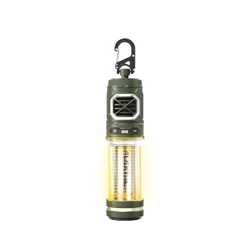 FLEXTAILGEAR TINY REPELLER S Mosquito Killer Lamp with 50-400 LM Light Heating Temperature 165 4800mAh Battery Capacity IPX5 WaterproofOutdoor (green