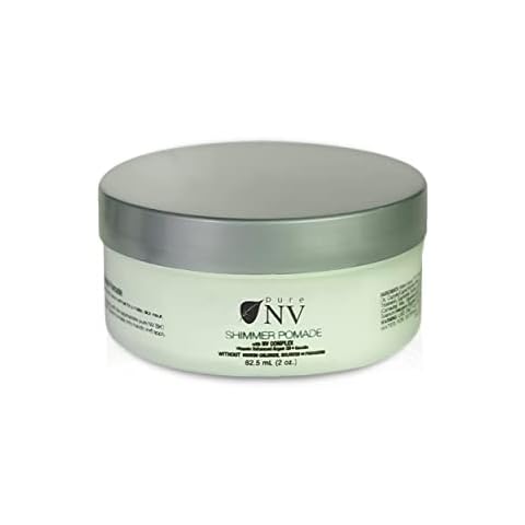 Pure NV Shimmer Pomade For Non-Greasy Styling & Texture With A Shine Finish, Keratin, Collagen & Argan Oil Infused To Repair, Restore & Strengthen 2 Oz. Cover