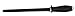Mac Knife Ceramic Honing Rod, 10-1/2-Inch, Silver